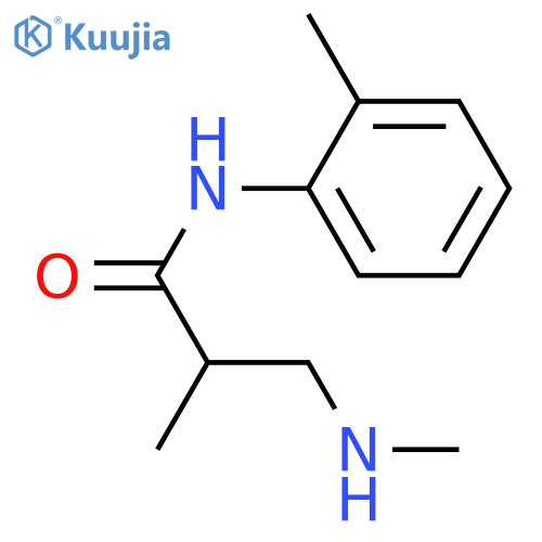 Propanamide,2-methyl-3-(methylamino)-N-(2-methylphenyl)- structure