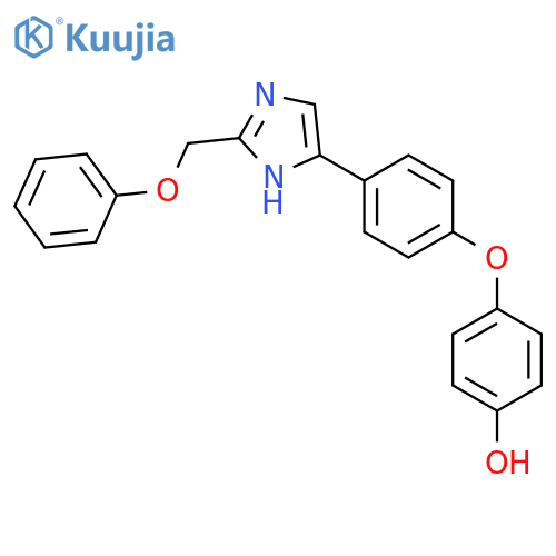 PHENOL, 4-[4-[2-(PHENOXYMETHYL)-1H-IMIDAZOL-4-YL]PHENOXY]- structure