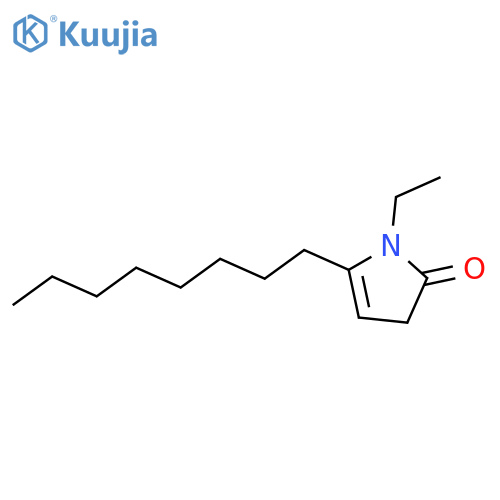 2H-Pyrrol-2-one, 1-ethyl-1,3-dihydro-5-octyl- structure