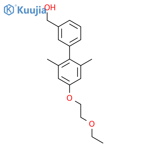 [1,1'-Biphenyl]-3-methanol, 4'-(2-ethoxyethoxy)-2',6'-dimethyl- structure