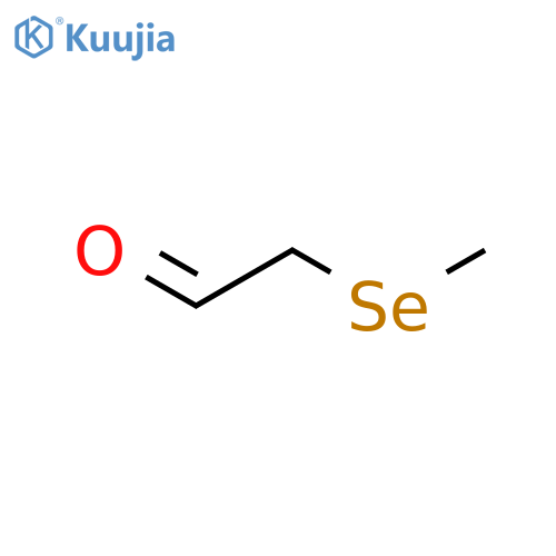 Acetaldehyde, (methylseleno)- structure
