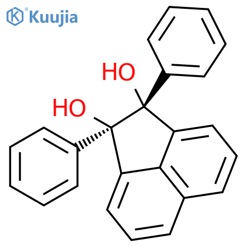 1,2-Acenaphthylenediol, 1,2-dihydro-1,2-diphenyl-, (1R,2R)- structure