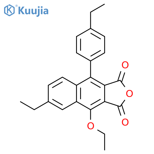 NAPHTHO[2,3-C]FURAN-1,3-DIONE, 4-ETHOXY-6-ETHYL-9-(4-ETHYLPHENYL)- structure