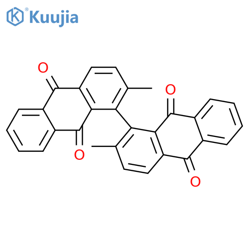 [1,1'-Bianthracene]-9,9',10,10'-tetrone,2,2'-dimethyl- structure