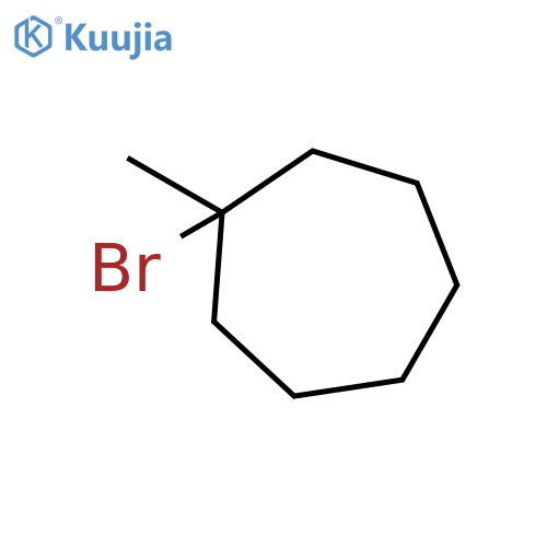 Cycloheptane, 1-bromo-1-methyl- structure