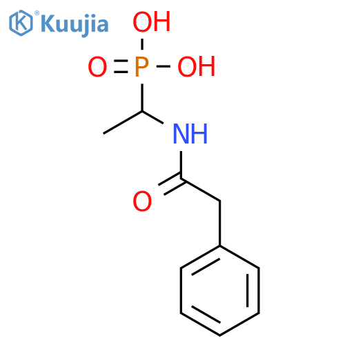 Phosphonic acid, [1-[(phenylacetyl)amino]ethyl]- structure