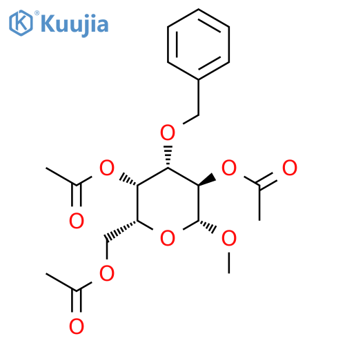 Methyl 2,4,6-tri-o-acetyl-3-o-benzyl-β-d-galactopyranoside structure