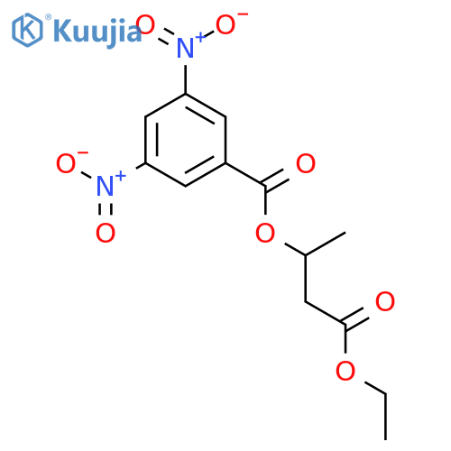 BUTANOIC ACID, 3-[(3,5-DINITROBENZOYL)OXY]-, ETHYL ESTER structure