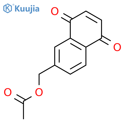 1,4-NAPHTHALENEDIONE, 6-[(ACETYLOXY)METHYL]- structure