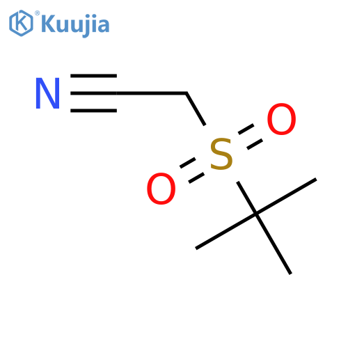 2-tert-butylsulfonylacetonitrile structure