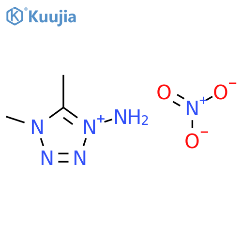 1H-Tetrazolium, 1-amino-4,5-dimethyl-, nitrate structure