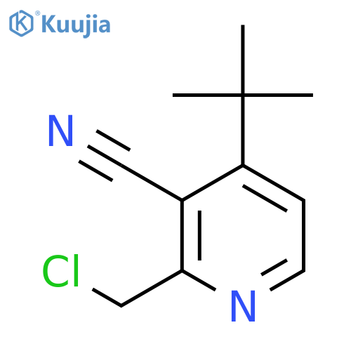 4-(tert-Butyl)-2-(chloromethyl)nicotinonitrile structure