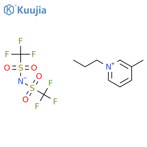 1-propyl-3-methylpyridinium bis[(trifluoromethyl)sulfonyl]amide structure