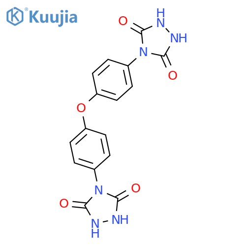 1,2,4-TRIAZOLIDINE-3,5-DIONE, 4,4'-(OXYDI-4,1-PHENYLENE)BIS- structure