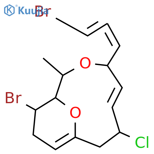 (1R,2S,5E)-2α-Methyl-4α-[(R)-3-bromo-1,2-propadienyl]-7α-chloro-12α-bromo-3,13-dioxabicyclo[7.3.1]trideca-5,9-diene structure