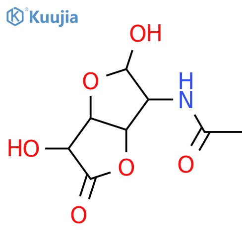 2-Amino-2-deoxymannuronic acid; D-form, 6,3-Lactone, N-Ac structure