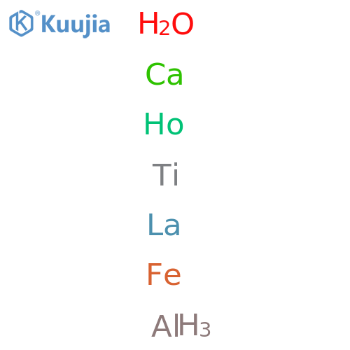 Aluminum calcium holmium iron lanthanum titanium oxide structure