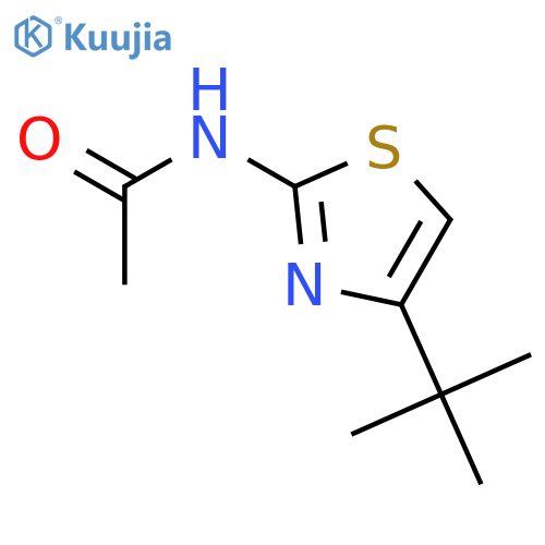 ACETAMIDE, N-[4-(1,1-DIMETHYLETHYL)-2-THIAZOLYL]- structure
