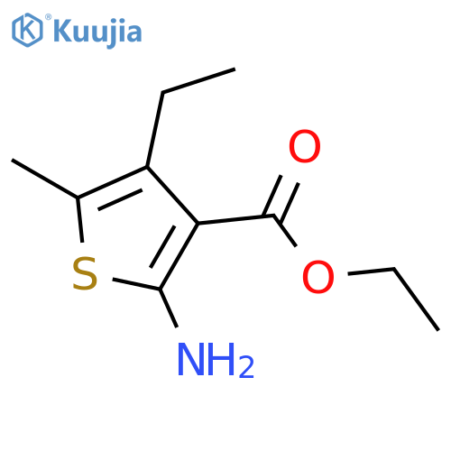 Ethyl 2-amino-4-ethyl-5-methylthiophene-3-carboxylate structure