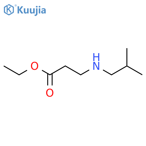 Ethyl 3-[(2-methylpropyl)amino]propanoate structure