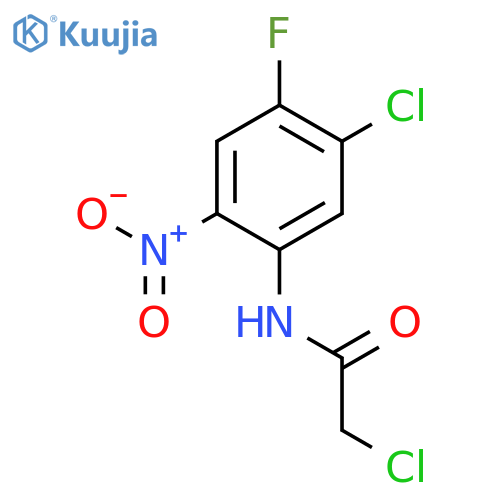 Acetamide, 2-chloro-N-(5-chloro-4-fluoro-2-nitrophenyl)- structure