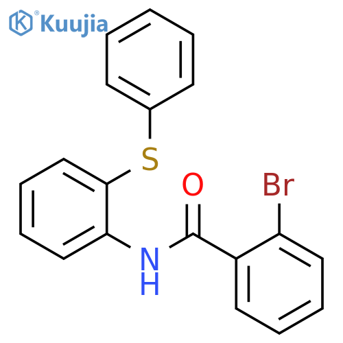 2-Bromo-N-(2-phenylsulfanyl-phenyl)-benzamide structure