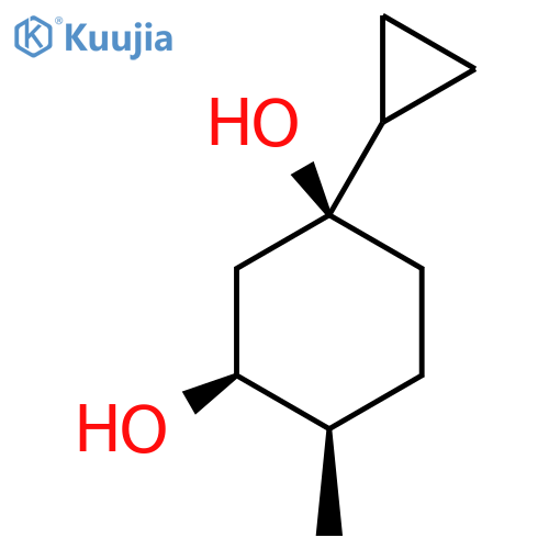 1-Cyclopropyl-4-methyl-1,3-cyclohexanediol structure