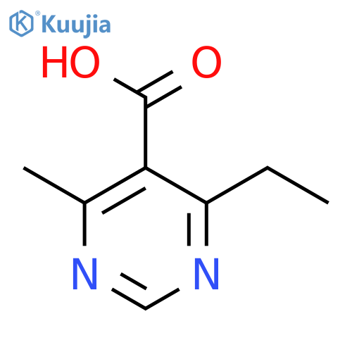 5-Pyrimidinecarboxylic acid, 4-ethyl-6-methyl- structure