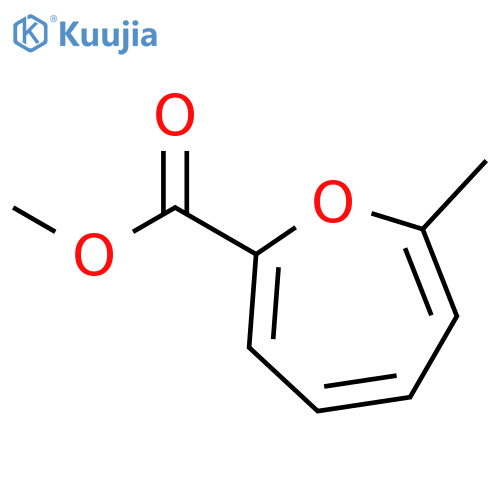 2-OXEPINCARBOXYLIC ACID, 7-METHYL-, METHYL ESTER structure