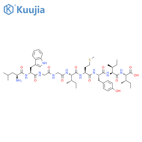 L-Isoleucine, L-leucyl-L-tryptophylglycylglycyl-L-isoleucyl-L-methionyl-L-tyrosyl-L-isoleucyl- (9CI) structure