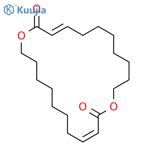 1,12-Dioxacyclodocosa-3,14-diene-2,13-dione, (E,E)- structure