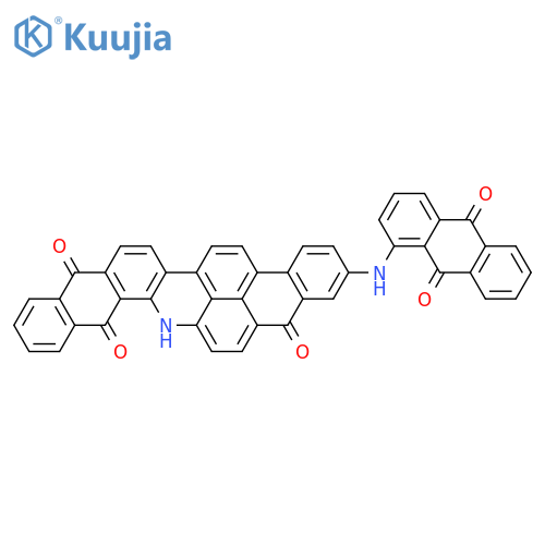 11-(anthraquinon-1-ylamino)naphtho[2,3-H]phenanthr0[2,1,10-mna]acridine-5,9,18(6H)-trione structure