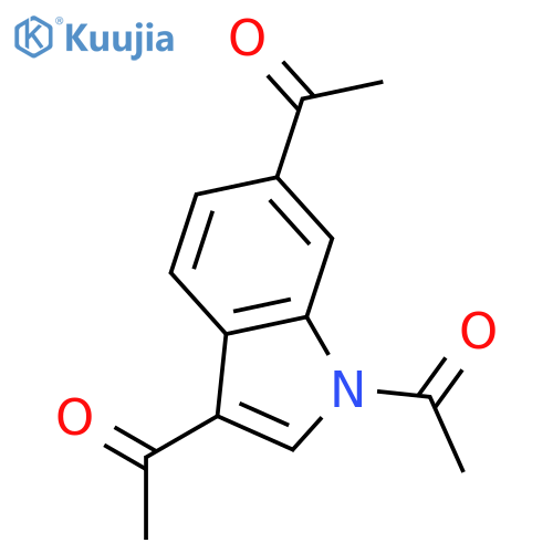 1H-INDOLE, 1,3,6-TRIACETYL- structure