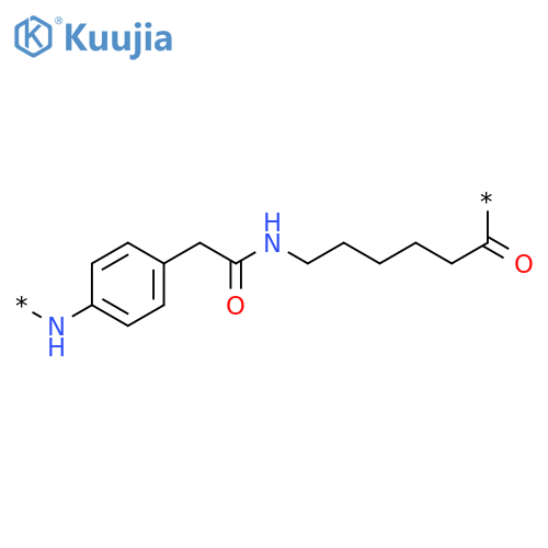 Poly[imino-1,4-phenylene(2-oxo-1,2-ethanediyl)imino(6-oxo-1,6-hexanediyl)] structure