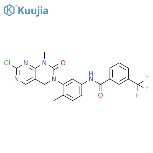 Benzamide, N-[3-(7-chloro-1,4-dihydro-1-methyl-2-oxopyrimido[4,5-d]pyrimidin-3(2H)-yl)-4-methylphenyl]-3-(trifluoromethyl)- structure