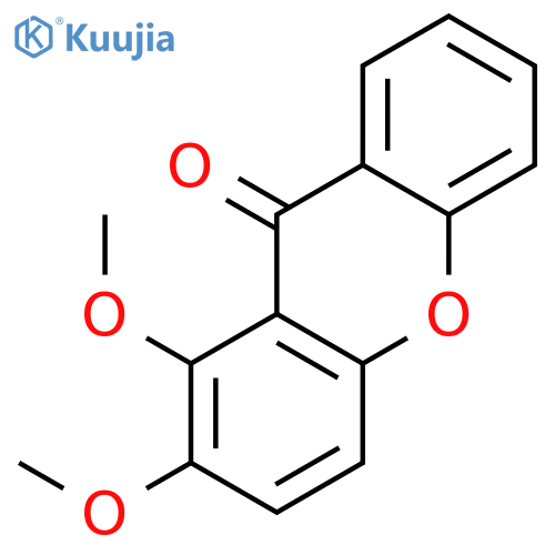 1,2-dimethoxy-9H-xanthen-9-one structure
