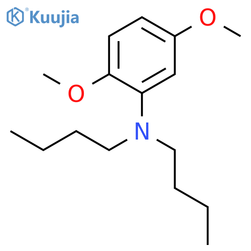 Benzenamine, N,N-dibutyl-2,5-dimethoxy- structure