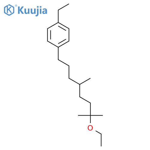 BENZENE, 1-(7-ETHOXY-4,7-DIMETHYLOCTYL)-4-ETHYL- structure
