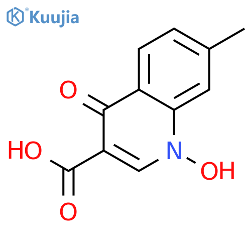 3-QUINOLINECARBOXYLIC ACID, 1,4-DIHYDRO-1-HYDROXY-7-METHYL-4-OXO- structure