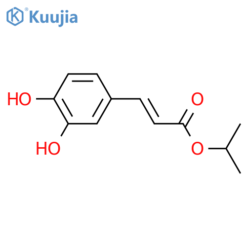 2-Propenoic acid,3-(3,4-dihydroxyphenyl)-, 1-methylethyl ester, (2E)- structure