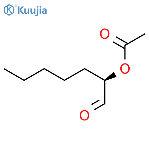 Heptanal, 2-(acetyloxy)-, (R)- structure