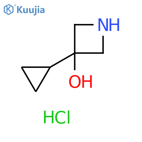 3-Cyclopropylazetidin-3-ol hydrochloride structure