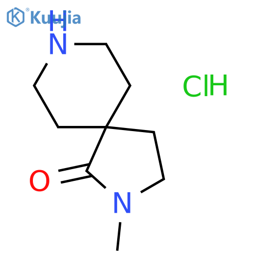 2-methyl-2,8-diazaspiro[4.5]decan-1-one;hydrochloride structure
