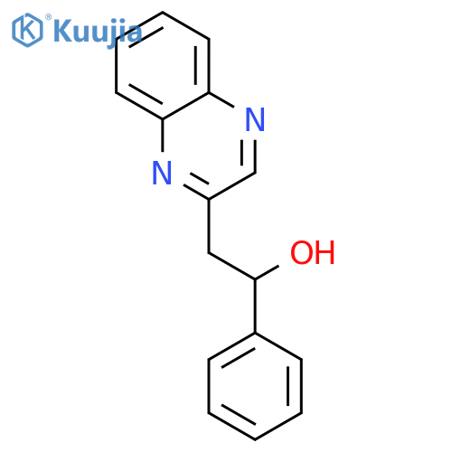 1-Phenyl-2-quinoxalin-2-yl ethanol structure