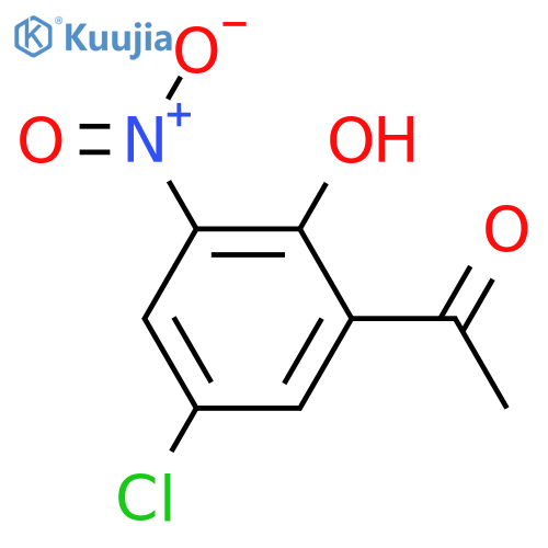 5'-Chloro-2'-hydroxy-3'-nitroacetophenone structure
