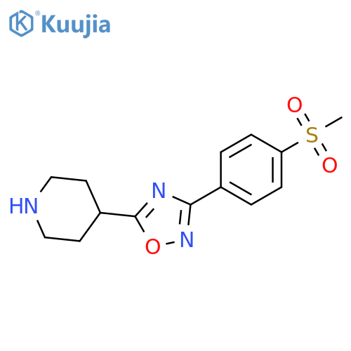 4-{3-4-(Methylsulphonyl)Phenyl-1,2,4-Oxadiazol-5-Yl}Piperidine structure