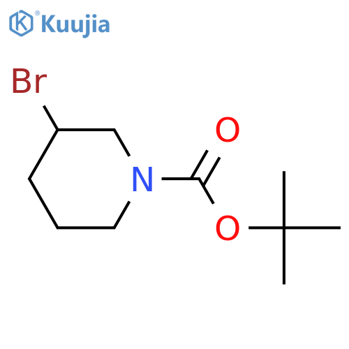 Tert-butyl 3-bromopiperidine-1-carboxylate structure