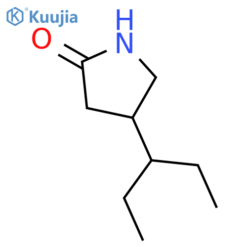 4-(pentan-3-yl)pyrrolidin-2-one structure