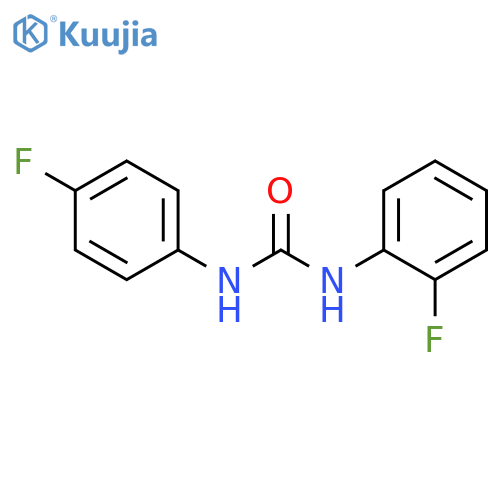 UREA, N-(2-FLUOROPHENYL)-N'-(4-FLUOROPHENYL)- structure