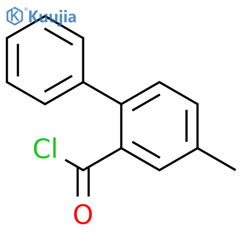 4-Methyl-2-biphenylcarbonyl Chloride structure
